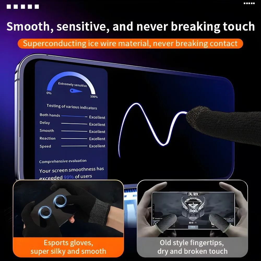 Gants Gaming Tactiles Anti-Transpiration