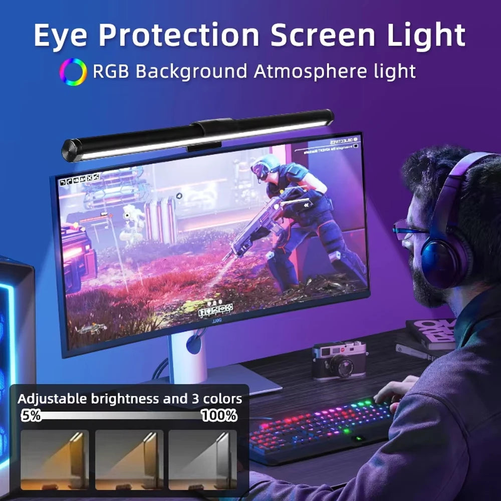 Barre LED RGB pour Écran – Lumière d'Ambiance Gaming
